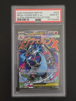 PSA 10 - Mega Charizard 023 - Mega Evolution - Black Star Promo - Pokemon - Image 1