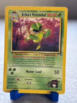 Erika's Victreebel 26/132 Rare Gym Heroes Pokemon Unlimited Damaged - Image 1