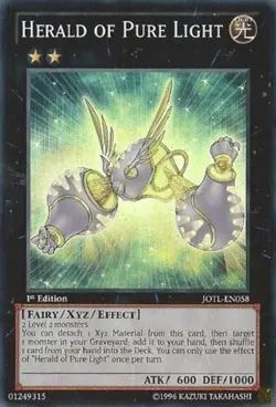 Yugioh! LP Herald of Pure Light - JOTL-EN058 - Super Rare - Unlimited Edition Li - Image 1