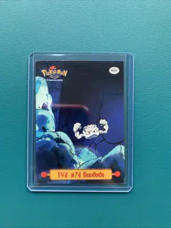 Geodude TV6 #74 Non Holo 1999 Pokemon Topps TV Animation Edition - Image 1