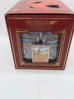 Pokemon Charizard ex Super-Premium Collection (10x Booster, Promos & Figur) NEU - Image 3