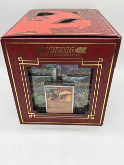 Pokemon Charizard ex Super-Premium Collection (10x Booster, Promos & Figur) NEU - Image 5