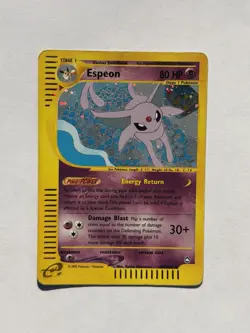 Espeon - H9/H32 Aquapolis 2001 - E-Reader WOTC Holo - Pokemon TCG - Image 1