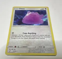 The Pokemon Company Ditto 17/18 Detective Pikachu Holo Rare Basic Eng - Image 1