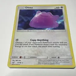 The Pokemon Company Ditto 17/18 Detective Pikachu Holo Rare Basic Eng - Image 2