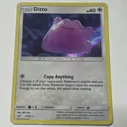 The Pokemon Company Ditto 17/18 Detective Pikachu Holo Rare Basic Eng - Image 4