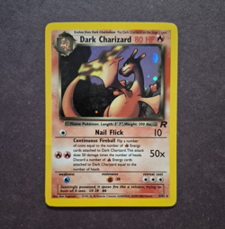 WOTC Pokemon TCG Team Rocket Dark Charizard 4/82 Holo Rare Unlimited 2000 - Image 1