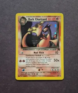 WOTC Pokemon TCG Team Rocket Dark Charizard 4/82 Holo Rare Unlimited 2000 - Image 3