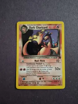 WOTC Pokemon TCG Team Rocket Dark Charizard 4/82 Holo Rare Unlimited 2000 - Image 4