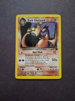 WOTC Pokemon TCG Team Rocket Dark Charizard 4/82 Holo Rare Unlimited 2000 - Image 5
