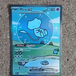 Pokemon TCG Mew ex 232/091 Paldean Fates Full Art Holo Rare English - Image 1