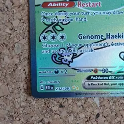 Pokemon TCG Mew ex 232/091 Paldean Fates Full Art Holo Rare English - Image 2