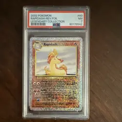Pokemon TCG Rapidash 60/110 Legendary Collection Reverse Holo PSA 7 2002 - Image 1