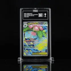 2025 POKEMON MEG EN-MEGA EVOLUTION FULL ART #155 MEGA VENUSAUR EX TAG 9 - Image 1