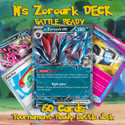 Stylized N's Zoroark ex TCG Deck Post Rotation Tournament Ready Pokemon Decks - Image 1