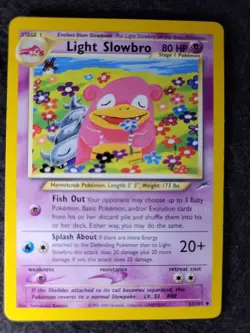 Pokemon - Neo Destiny - Light Slowbro 51/105 - Image 1