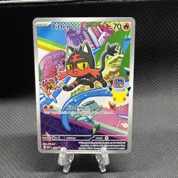 Litten 044 Holo Promo ME: Mega Evolution Promo Pokemon Near Mint - Image 1
