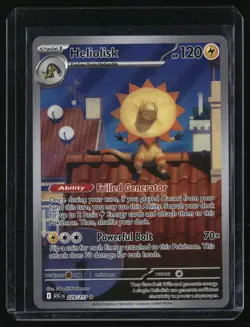 HELIOLISK 229/217 ILLUSTRATION RARE ASCENDED HEROES POKEMON HOLO NEAR MINT - Image 1
