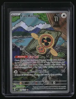 FAN ROTOM 250/217 ILLUSTRATION RARE ASCENDED HEROES POKEMON HOLO NEAR MINT - Image 1