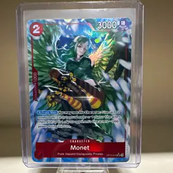 Bandai Monet OP10-016 Royal Blood Parallel Holo SR EN Character Card 2 Cost 3000 - Image 1