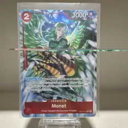 Bandai Monet OP10-016 Royal Blood Parallel Holo SR EN Character Card 2 Cost 3000 - Image 2