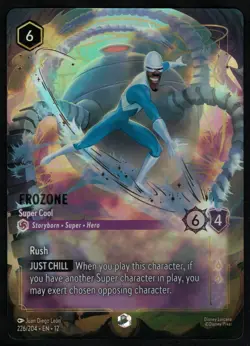 Disney Lorcana Wilds Unknown – Frozone Super Cool Enchanted 226/204 - Image 3