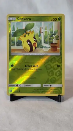 Sunkern 7/236 Reverse Holo Cosmic Eclipse Pokemon Card LP - Image 1
