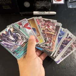 Bandai Digimon Card Game Across Time BT12 English 19-Card UR & R HoloLot Digimon - Image 1