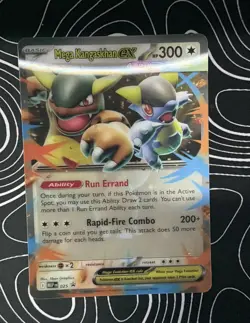 Pokemon TCG Mega Kangaskhan ex JUMBO MEP 025 Lenticular Oversized Promo Card - Image 1