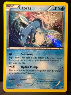 Lapras 35/146 XY Base Set Rare Holo Pokemon Card NM - Image 1