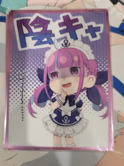 Minato Aqua chibi hololive Anime Card Sleeves *NEW* 60ct - Image 1