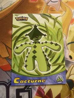 Topps Pokemon Advanced Card Cacturne 2003 Nintendo Game Freak #21 NM - Image 1