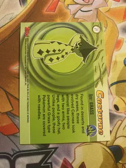 Topps Pokemon Advanced Card Cacturne 2003 Nintendo Game Freak #21 NM - Image 2
