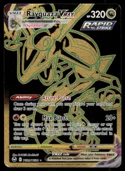Pokemon Cards Rayquaza VMAX TG29/TG30 Holo Silver Tempest Trainer Gallery NM - Image 1