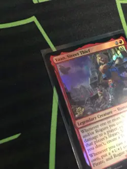 MTG Magic The Gathering Vaan, Street Thief Foil Prerelease Promo Final Fantasy - Image 2