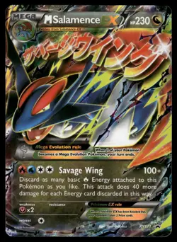 M Salamence EX XY171 Holo Promo XY Promo Pokemon Lightly Played - Image 1