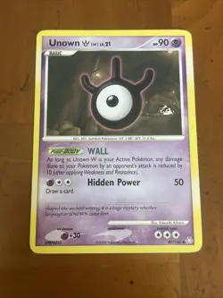 Pokemon TCG Unown (W) Uncommon Legends Awakened 80/146 - Image 1