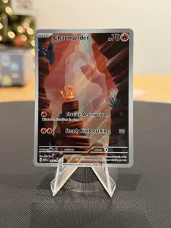 Charmander 168/165 SV 151 Illustration Rare Full Art Holo ENG - Image 1