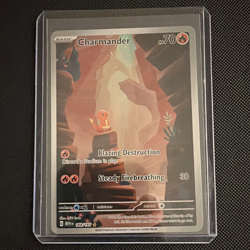 Charmander 168/165 SV 151 Illustration Rare Full Art Holo ENG - Image 3
