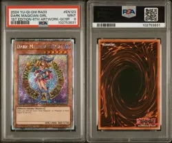 2024 YU-GI-OH! RA03-DARK MAGICIAN GIRL PSA 9 - 1st Edition-6th Artwork-QCSR -NEW - Image 3