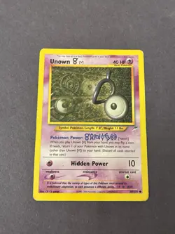Pokemon TCG Unown [V] Neo Destiny 89/105 Regular FREE SHIPPING - Image 3