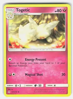 Togetic 137/214 Pokemon SM - Unbroken Bonds *NM* - Image 1