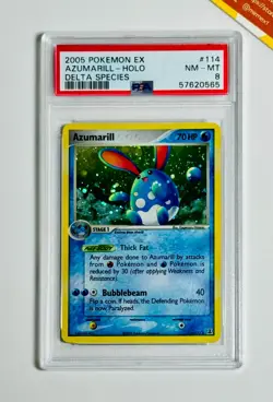 Pokemon PSA 8 Azumarill Holo #114 Ex Delta Species 2005 English (M) - Image 1