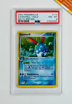 Pokemon PSA 8 Azumarill Holo #114 Ex Delta Species 2005 English (M) - Image 2