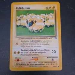 Nintendo Pokemon TCG Voltilamm 65/111 Neo Genesis German Vintage 2001 - Image 1