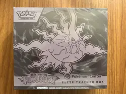 Pokemon TCG Pitch Black POKEMON CENTER ETB Elite Trainer Box Small Corner Tear - Image 1