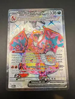 Charizard ex 215/197 - Full art - s&v Obisidian Flames - Pokemon TCG - Image 1