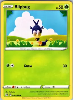 Blipbug Lost Origin 018/196 Common Pokemon Near Mint - Image 1