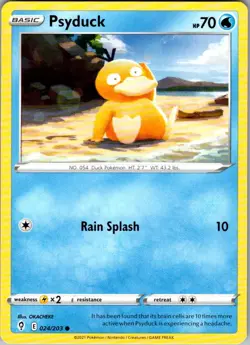 Psyduck Evolving Skies 024/203 Common Pokemon Near Mint - Image 1