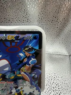 Pokemon TCG Team Aqua's Kyogre EX 6/34 Double Crisis - DMG condition - Image 3